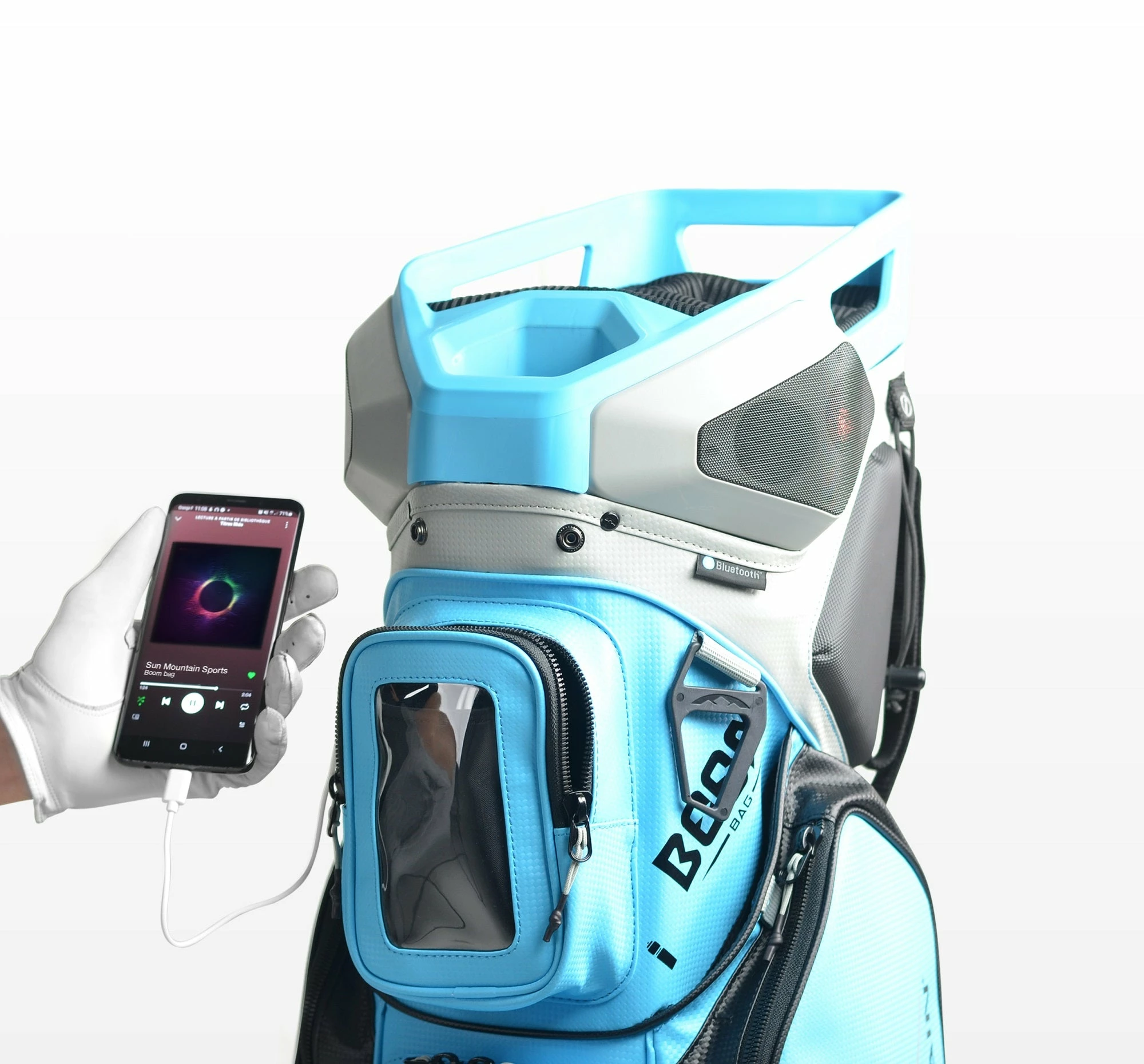 Sun Mountain Golf 2021 Boom Bag 5-Way Speaker Cart Bag - Image 5