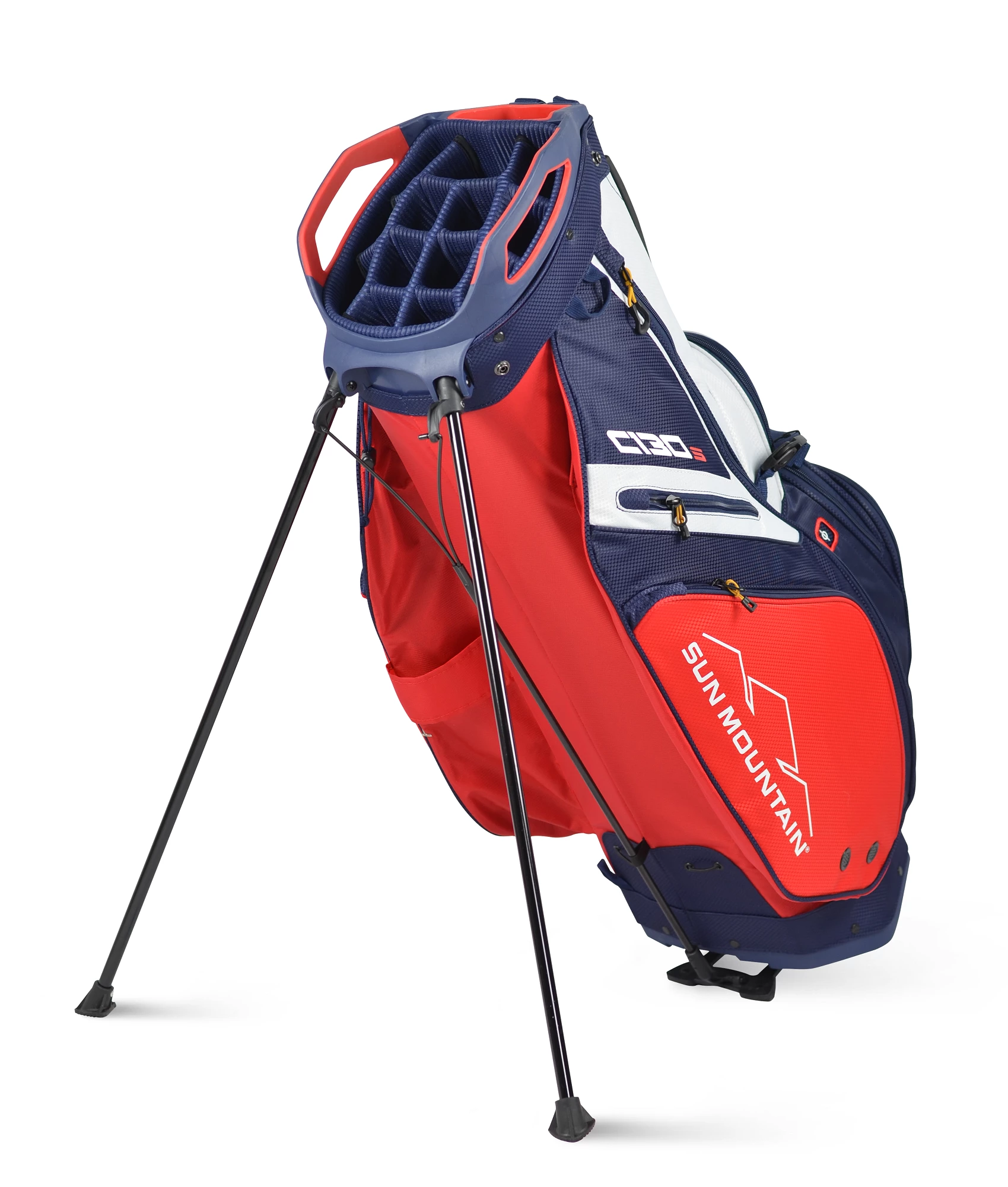 Sun Mountain Golf 2021 C-130S 14-Way Divided Stand Carry Bag - Image 3