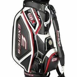 Tour Edge Exotics CBX Staff Bag Black White 4-Way Divided
