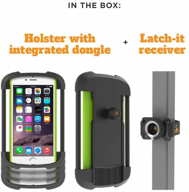 J And M Frogger Golf Phone Latch-It Golf Cart Mount - Image 3