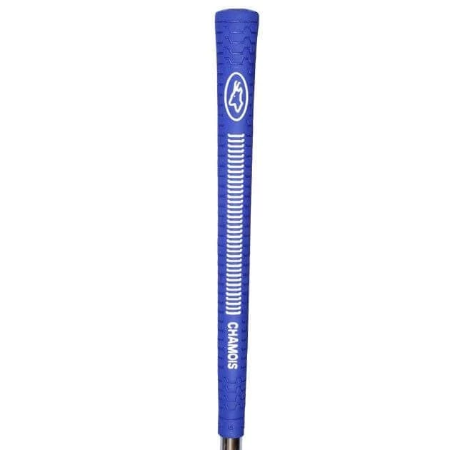 Avon Chamois Blue Ribbed 0.580" Grip Kit - 13 Grips, Clamp, Solvent, Tape, Towel - Image 2