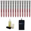 Golf Pride New Decade MultiCompound MCC Plus4 Red Grip Kit - 13 Grips, Clamp, Solvent, Tape, Towel