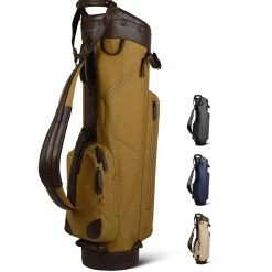 Sun Mountain Golf Canvas & Leather Cart Bag