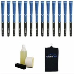 Karma V-Cord Black/Blue Grip Kit - 13 Grips, Clamp, Solvent, Tape, Towel
