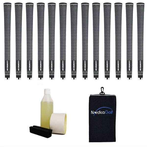 Lamkin Crossline Standard Grip Kit - 13 Grips, Clamp, Solvent, Tape, Towel