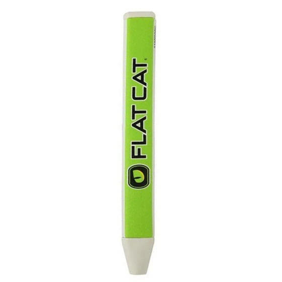 Flat Cat Standard Green/White Putter 0.580" Golf Grips