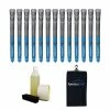 Golf Pride New Decade MultiCompound MCC Plus4 Midsize Blue Grip Kit - 13 Grips, Clamp, Solvent, Tape, Towel
