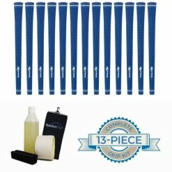 Karma Blue Velvet Ladies Undersize 0.560" Grip Kit - 13 Grips, Clamp, Solvent, Tape, Towel