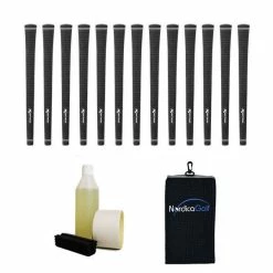 Karma Black Velvet Undersize 0.560" Grip Kit - 13 Grips, Clamp, Solvent, Tape, Towel