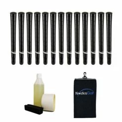 Jumbomax Small Black Grip Kit - 13 Grips, Clamp, Solvent, Tape, Towel