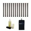 Winn Excel Soft Undersize Black Grip Kit - 13 Grips, Clamp, Solvent, Tape, Towel