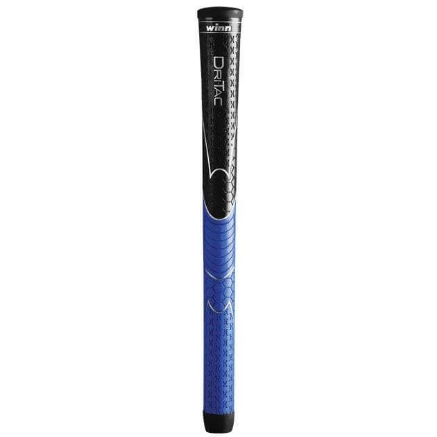 Winn DriTac Midsize Black/Blue Grip Kit - 13 Grips, Clamp, Solvent, Tape, Towel - Image 2